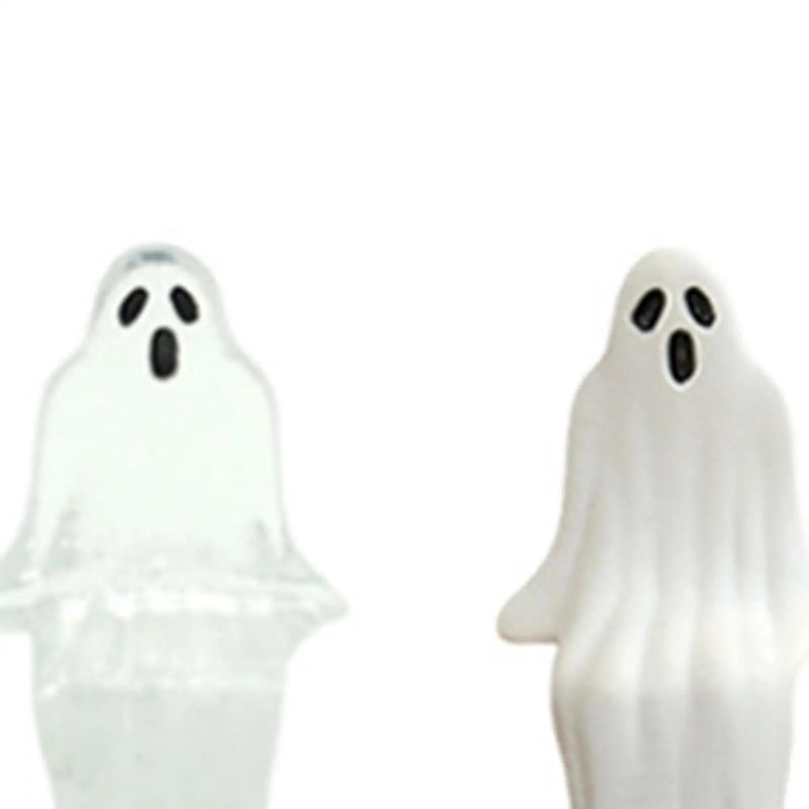 20Pcs Halloween Miniature Ghost Decor Cute for Bookshelf Flower Pot Desktop