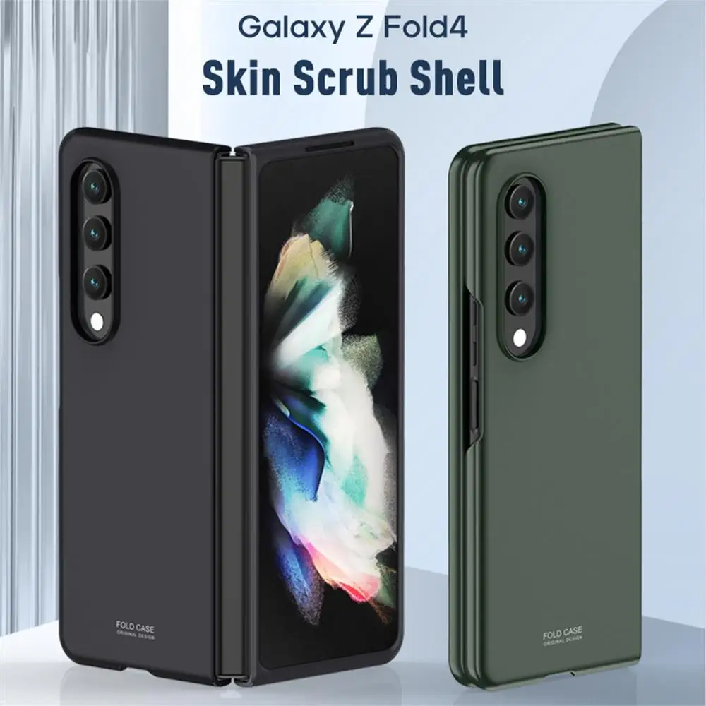 For Samsung Galaxy Z Fold 5 4 3 Case Luxury Ultra Thin Skin-friendly Matte Folding Shockproof Protection PC Hard Cover Accessory