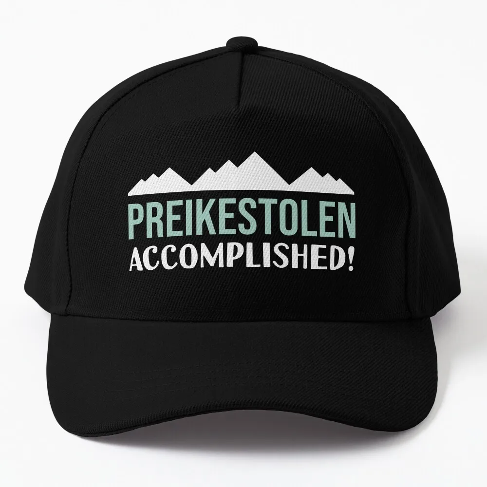 

Preikestolen Accomplished Hiking In Norway The Pulpit Rock souvenir Baseball Cap Dropshipping Hat Men Women's