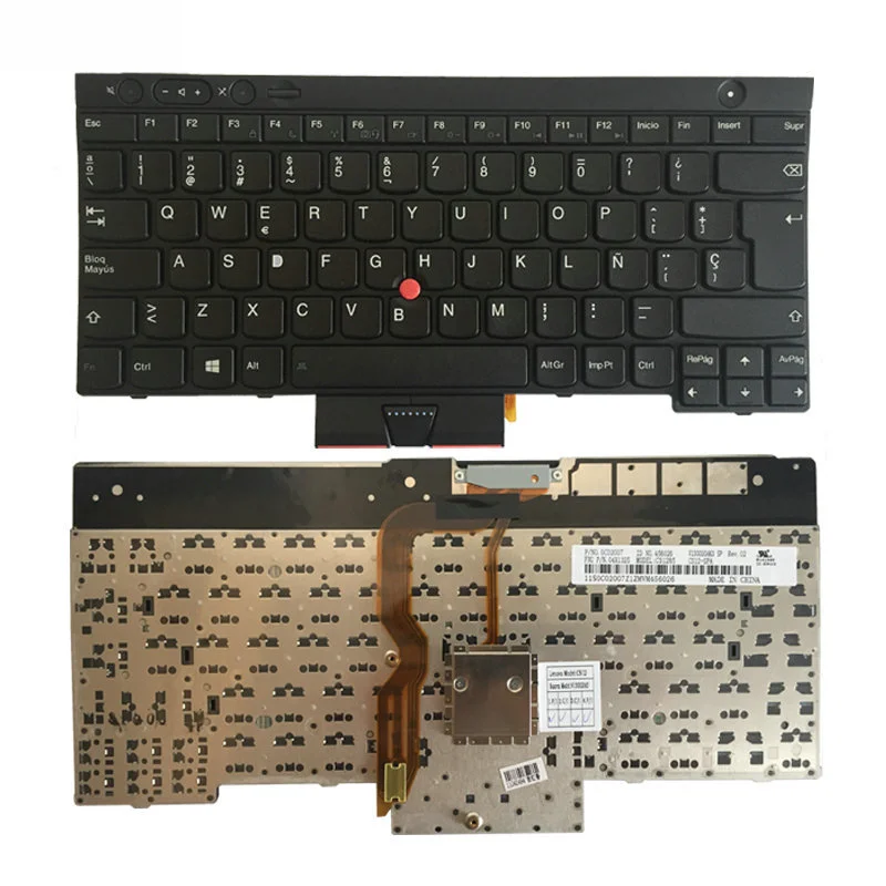 A+NEW for Lenovo Thinkpad  T430 T530 T430s T430i X230 Keyboard Spanish Teclado