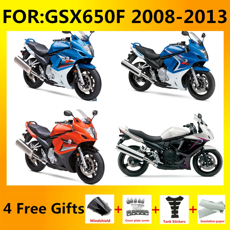 Fit for Katana GSX650F 2008 2009 2010 2012 Motorcycle Accessories ABS Fairing Set Bodywork Kit GSX 650F GSX 650 F 2011 2013