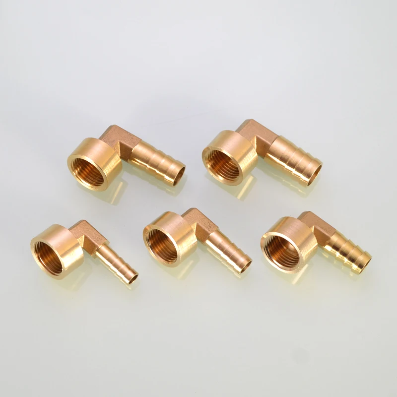 1/4＂Female Thread x 12mm Barb Brass Pipe Fitting Barb Hose Tail Reducer Pagoda Joint Coupling DN8 Connector Adapter Accessories