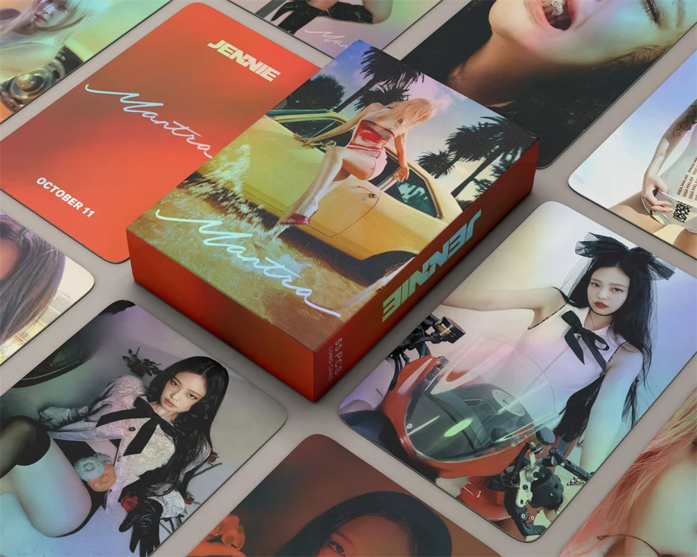 Jennie Solo Mantra Lomo Card Jennie Photo card 55pcs/Set