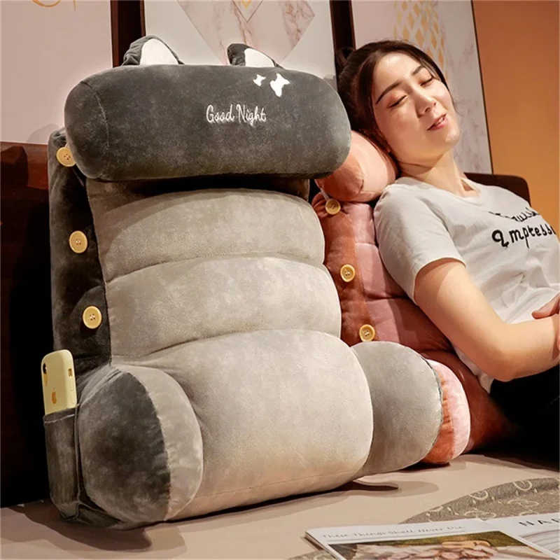 

Can disassemble and wash cartoon home dormitory office enhanced waist protection nap pillow