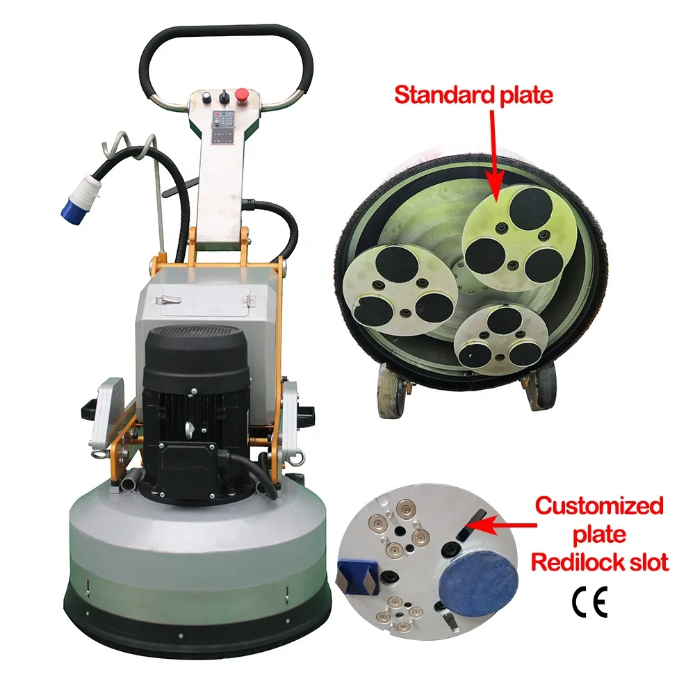 Merrock Industrial Planetary Concrete Grinder Terrazzo/Marble Floor Polisher With Engine 4KW/5.5KW
