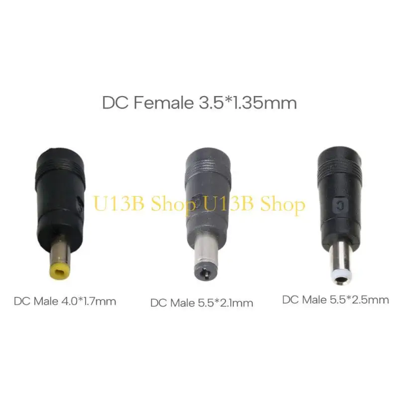 U13B信頼できるDC3.5x1.35mm女性からDC5.5x2.5mmの男性コンバーターアダプターラップトップ、ルーターカメラケーブルコネクタ用