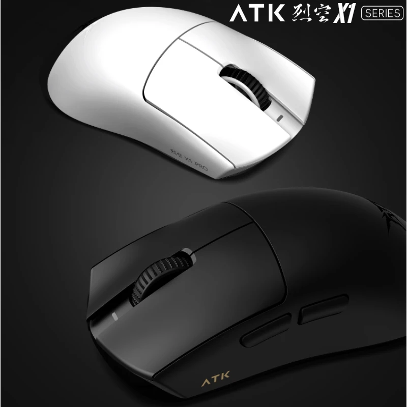 

ATK BlazingSky X1 Series Tri-mode/Dual-mode Mouse PAW3395/3950Ultra 8000Hz Ultra-fast Response 49g Lightweight FPS Gamer Mouse