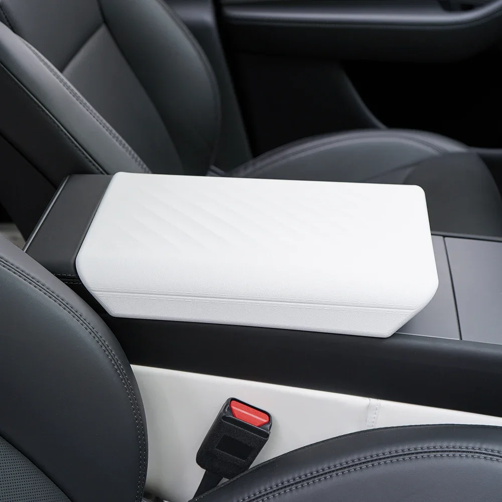 Pour Tesla Model Y L / Y Juniper 2026 Model 3 Highland, housse de console centrale en TPE, couvercle d'accoudoir, accessoires