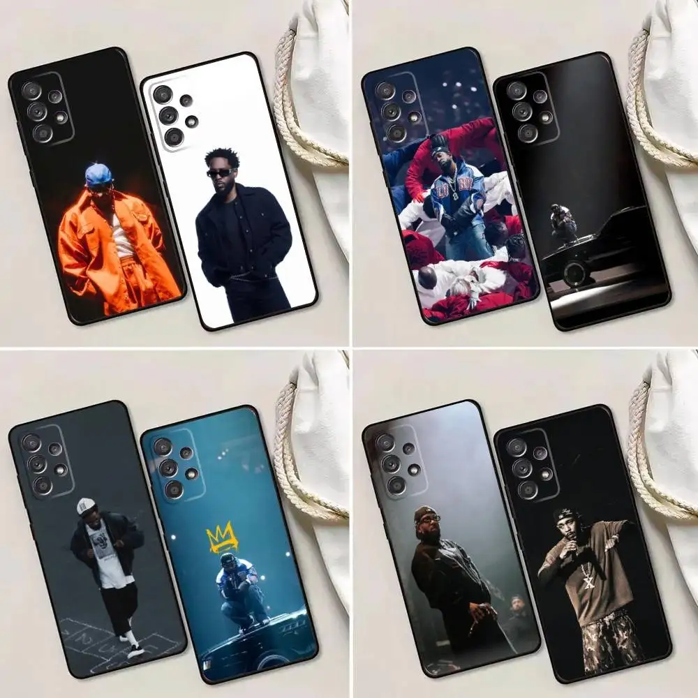 

k-kendrick l-lamar Rapper Phone Case For Samsung Galaxy A13,A21s,A22,A31,A32,A52,A53,A71,A80,A91 Soft Black Phone Cover