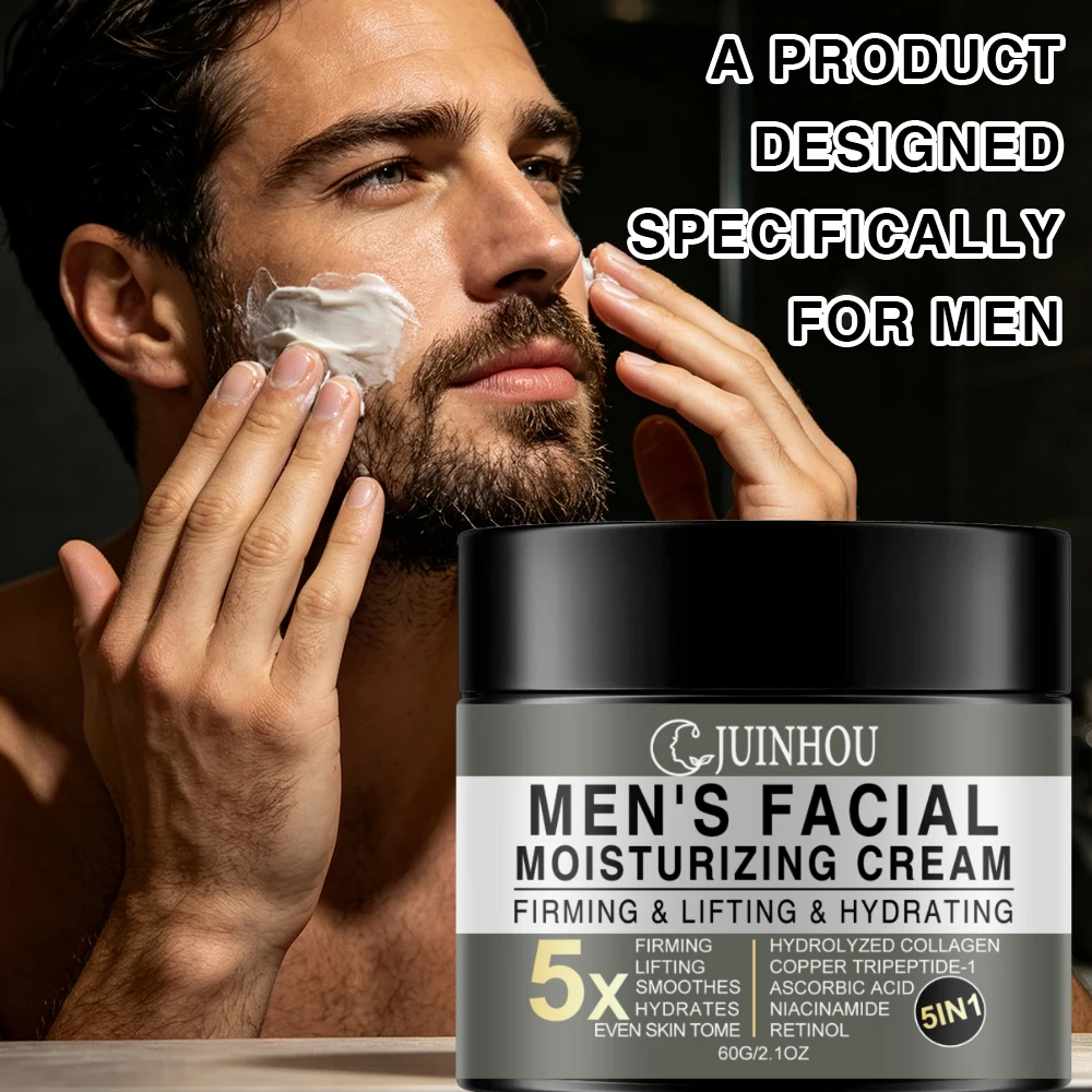 JUINHOU Crema Viso Uomo Anti-E - Tripeptide Collagen Boost recensione e prezzo