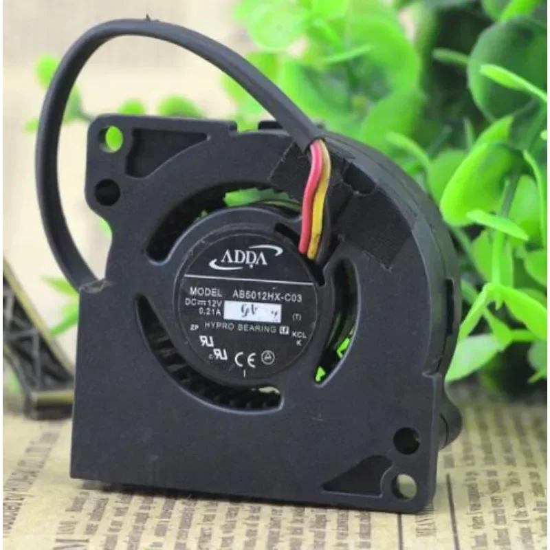 Original New CPU Fan For ADDA AB5012HX-C03 12V 0.21A 5CM 5020 BenQ Projector Fan 50*50*20mm