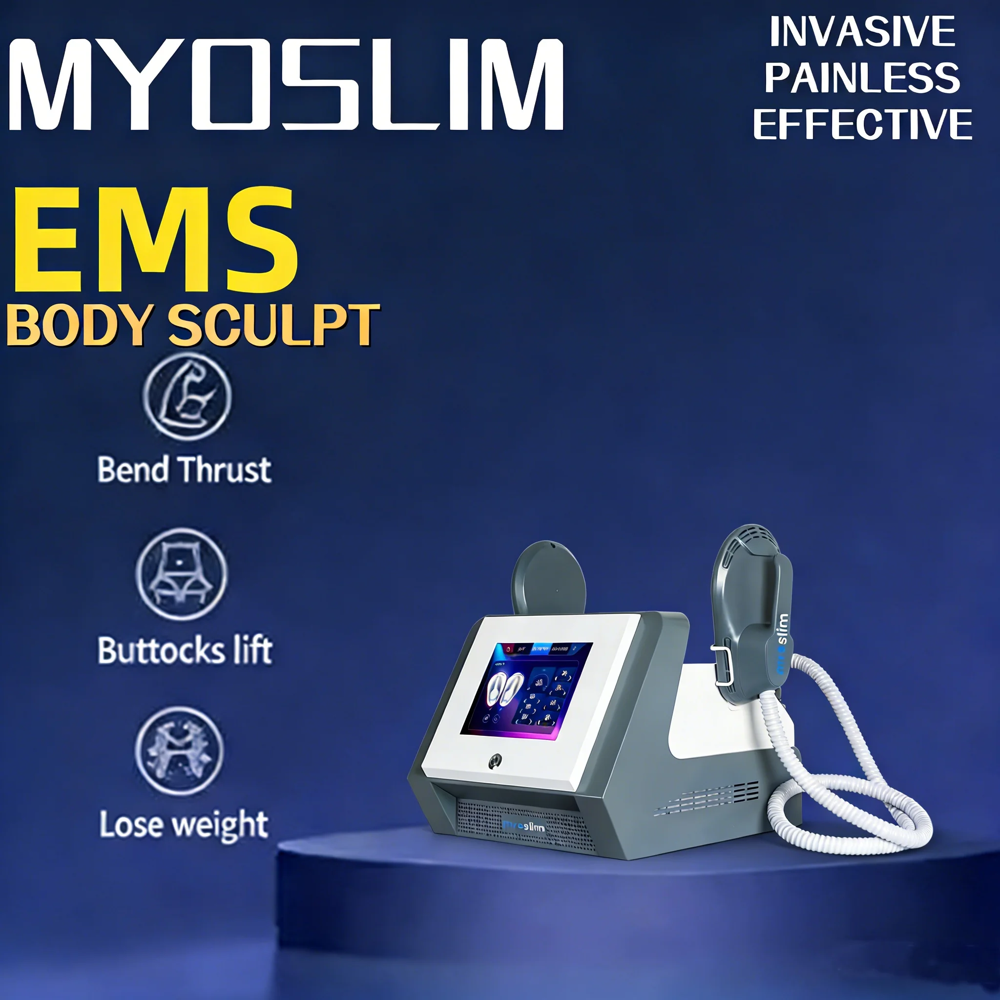 

Аппарат для коррекции фигуры MYOSlim. Сжигайте жир, формируйте мышцы, подтягивайте лицо и укрепляйте кожу. Безопасные, неинвазивные результаты салонного качества, доступные дома.