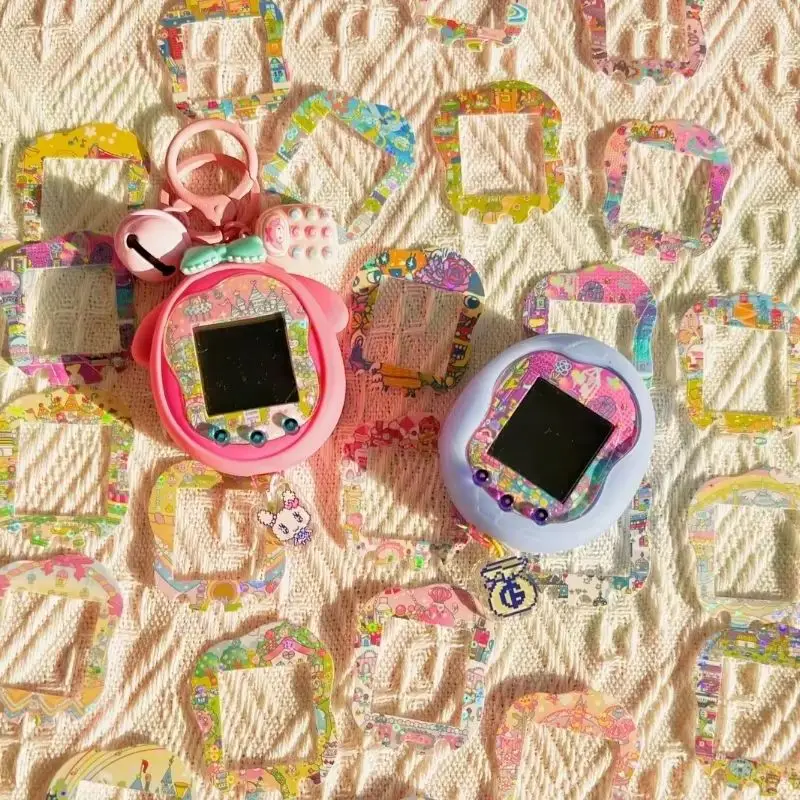 New Bandai Tamagotchi Uni Kawaii Electronic Pet Color Panel Film Panel Paper Soft Film Directly Paste Decoration Protective Film