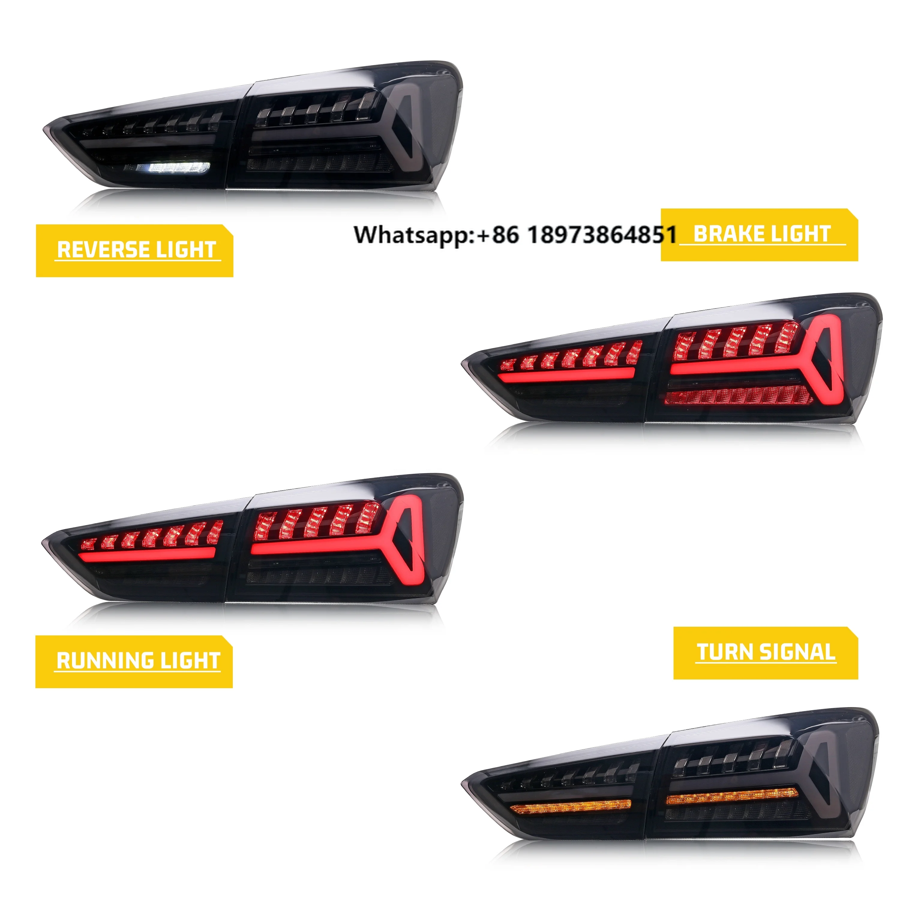 

Auto Part LED Lamp Tail Light for Chevy Malibu 2019 2020 2021 2022 Stock LED Model Dynamic Turn Signal DRL Brake Assembly