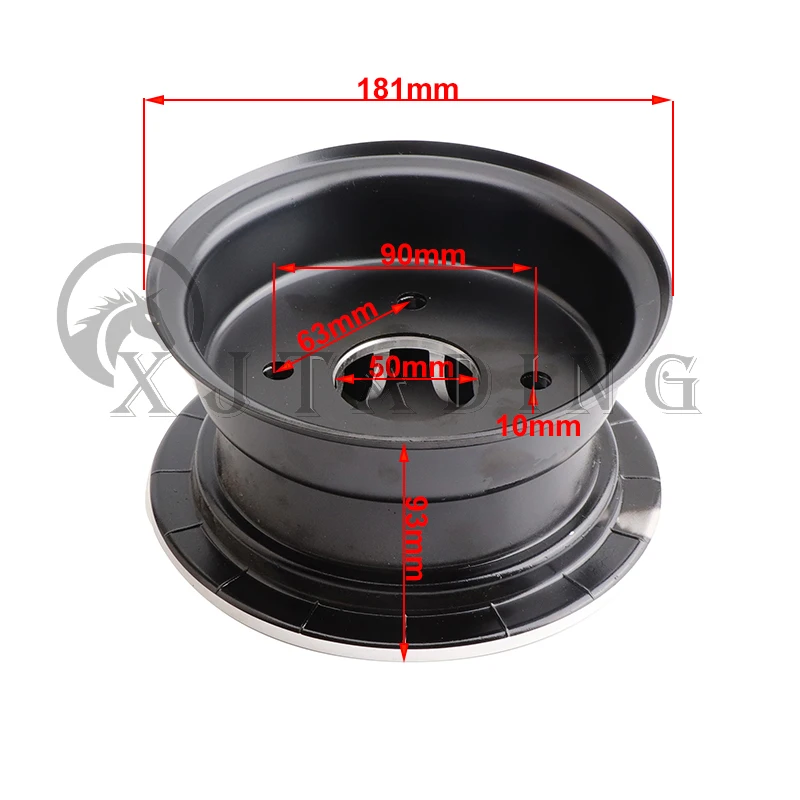 Split rims 6 inch aluminum alloy wheels for electric scooter tricycle elderly scooter 4.10/3.50-6 tire Accessories