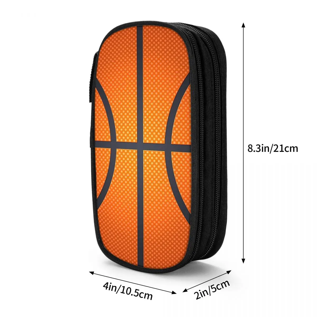 Basketball Court Design Pencil Case for Students Gifts Pen Box Pencil Bag Stationery Supplies Pen Holder Bag