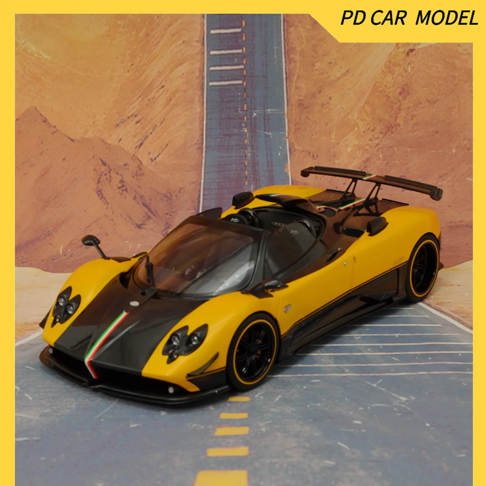 ALMOST REAL  Collectible 1:18 Scale Model for  convertible PAGANI  Zonda Cinque Roadster  -2009 for friends and family