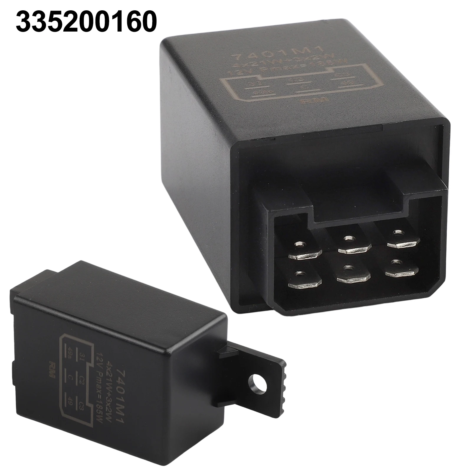 

Flasher Relay for Tractors Vintage For Cars and Trucks 12 Volt Sensor Relay with Flat Connection OEM Number 335200160