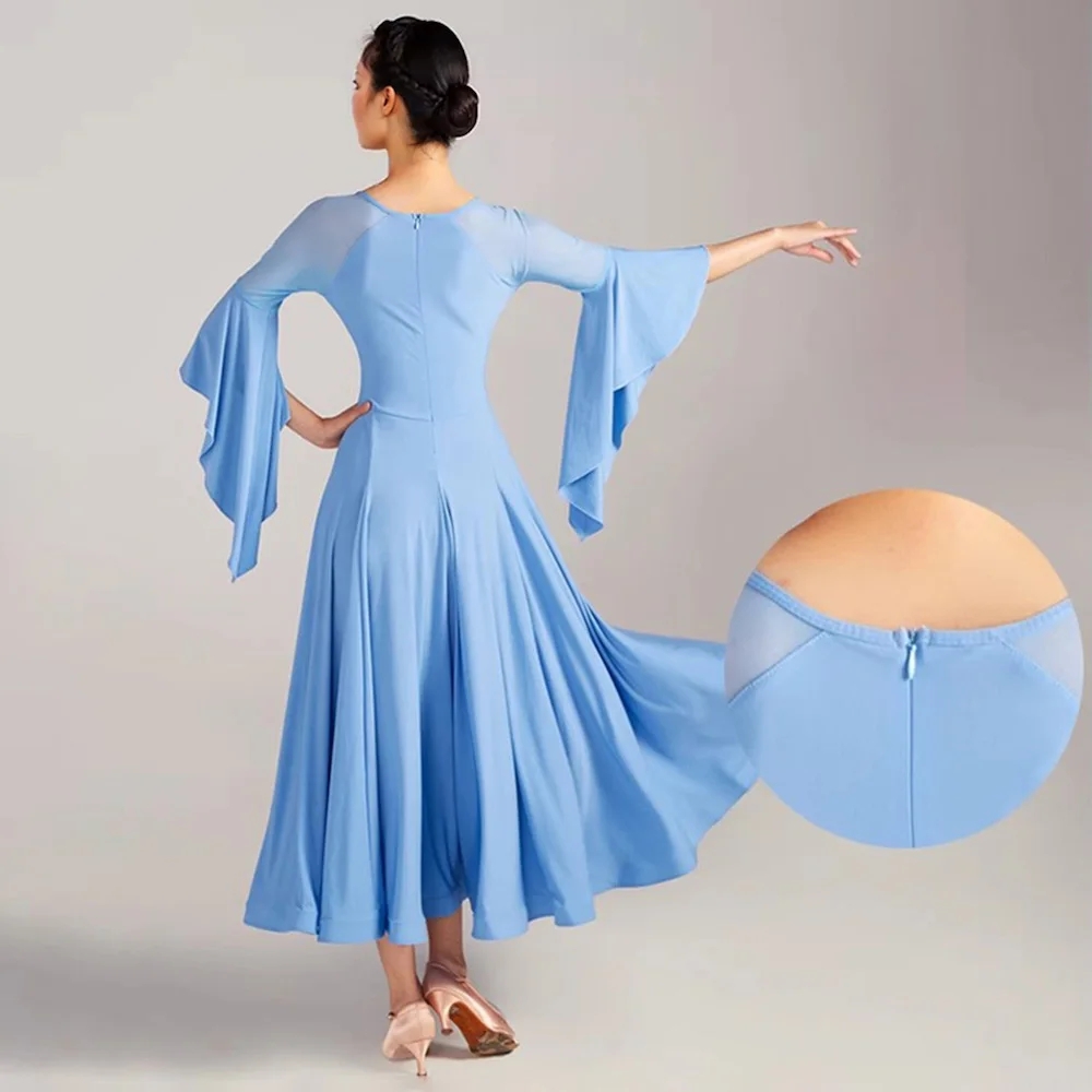 2024 nuovi vestiti di danza moderna donne Performance Ballroom Dance Dress Standard Tango Party Waltz Dancewear Costume