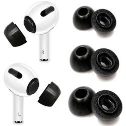 3Pairs Memory Foam Ear Tips for Airpods Pro Noise Isolate Replacement Earbuds Protective Earphone Earplugs for Apple Airpods Pro