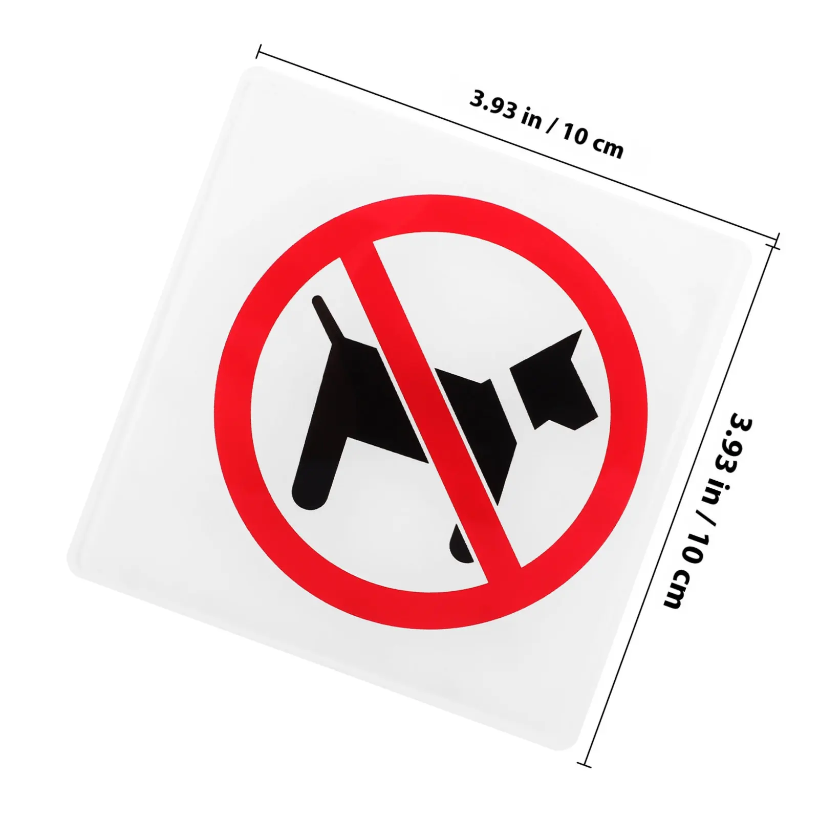 Sign Professional Acrylic Door Notice Sign for Store Restaurant Office Business Entrance Clean Safety