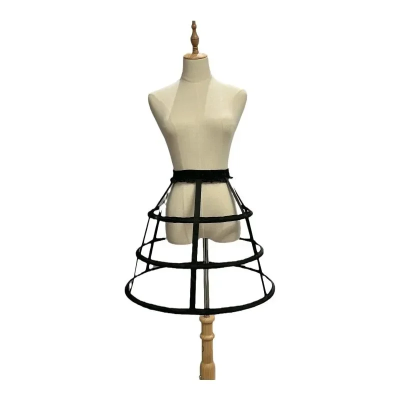 تنورة تحتية على شكل قفص العصافير 3 أطواق للنساء 2024