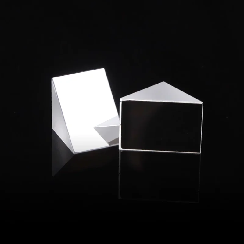 Prisma ad angolo retto a riflessione completa piccolo 3*3*3MM 7*7*7MM 45 gradi immagine quadratica misurazione visiva Prisma