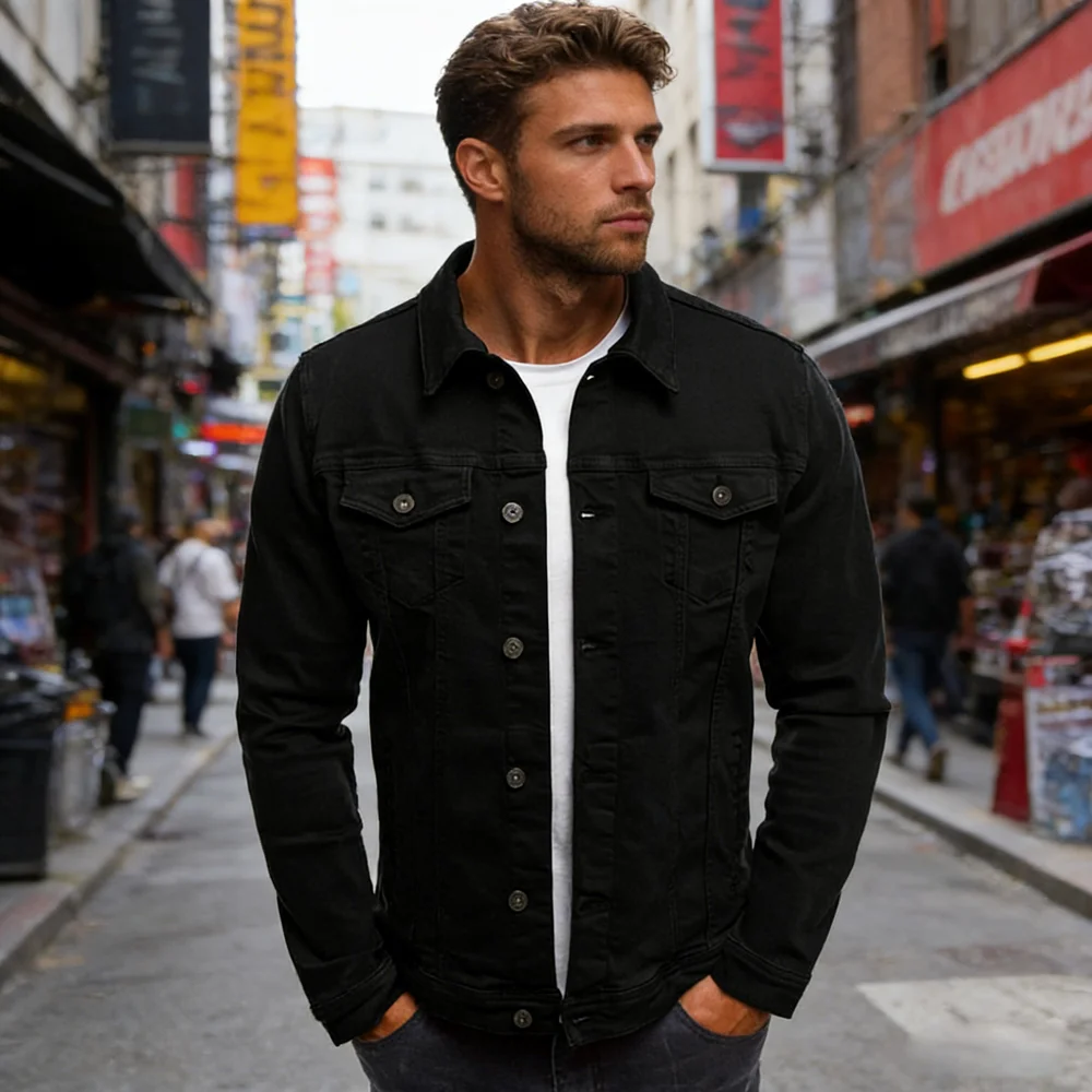 Jaket Denim Pria Musim Semi Gu - Down Jacket Packable ulasan dan harga
