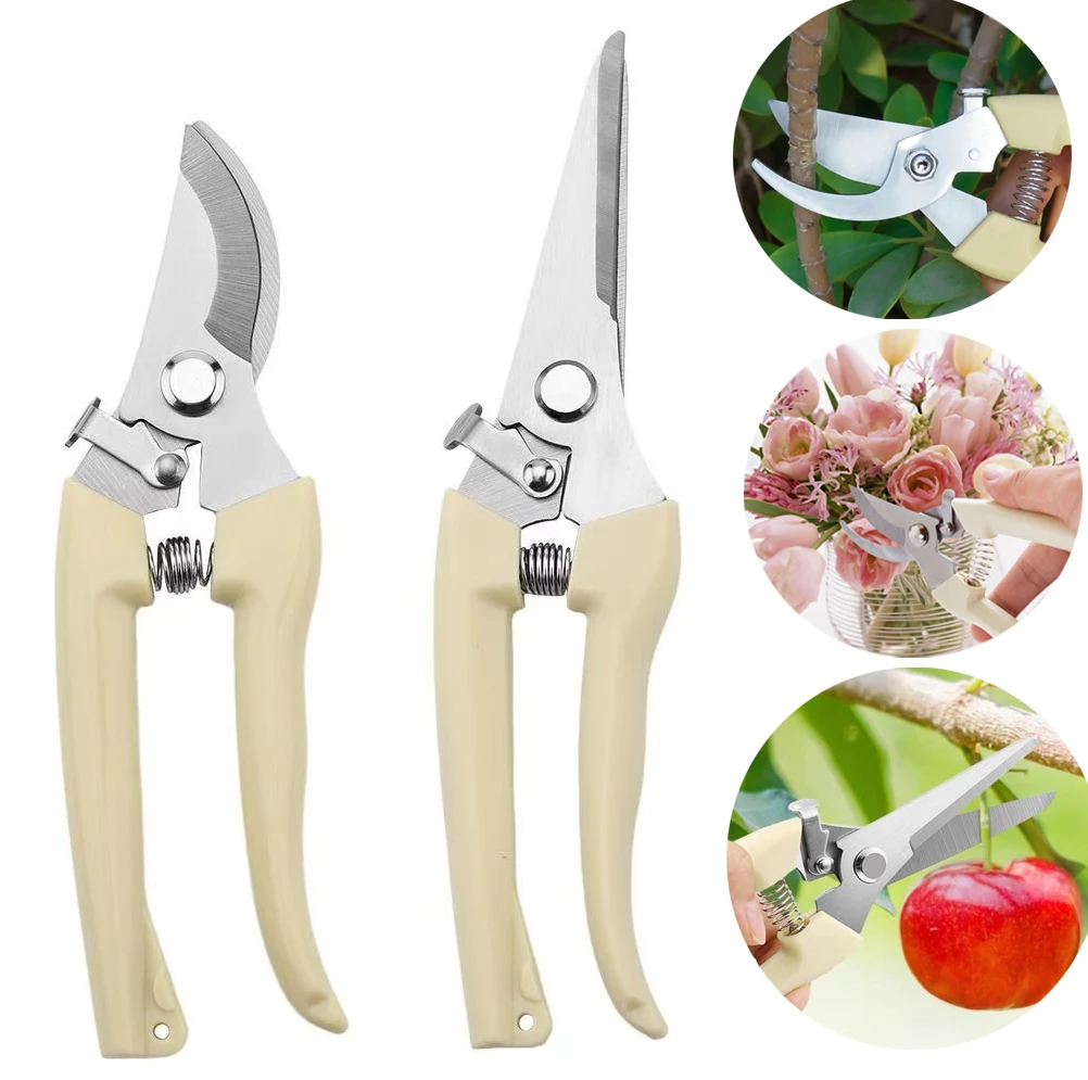 Pruning Garden Scissors Professional Outdoor Gardening Flower Tree Branch Bypass Garden Pruner Hand Shear EDC Clipper Tool