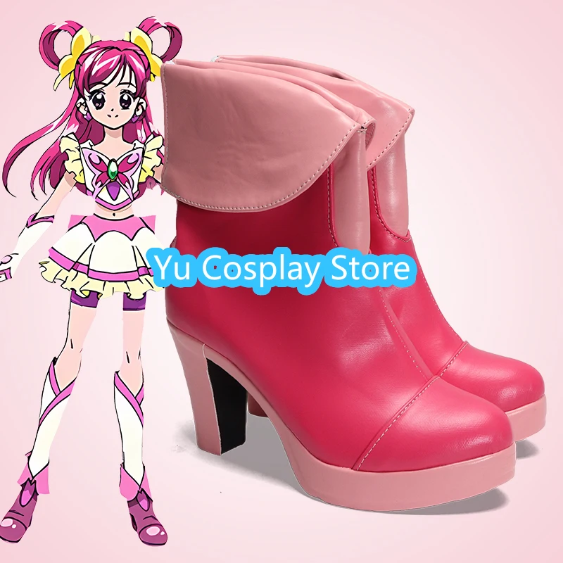 

Yu Косплей Магазин Nozomi Yume Обувь для косплея Аниме Обувь для косплея Сапоги Костюмы на Хэллоуин Реквизит