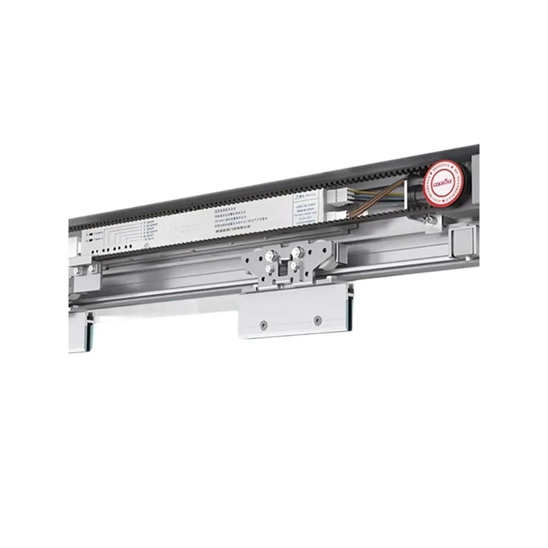 Electric glass translation induction door sliding door track controller