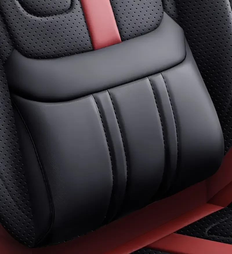 Universeller 5-Sitzer-Autositzbezug 360 ° Vollständige Abdeckung mit integrierter Taillenstütze und Seitentaschen für die meisten Fahrzeuge – Detail 2
