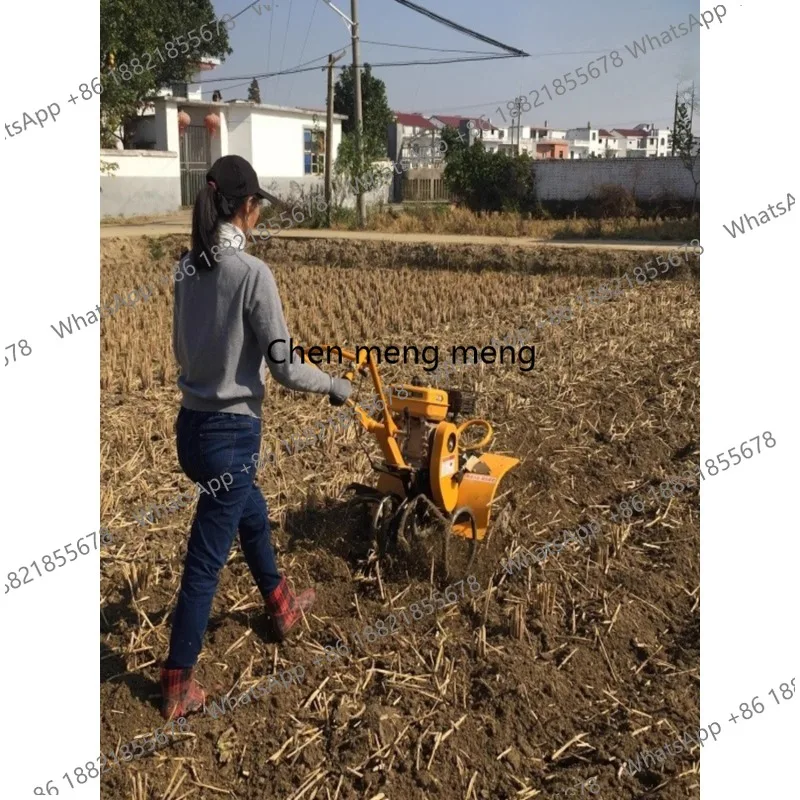 A172 Paddy field household rotary tillage machine New four-wheel drive micro-tillage machine