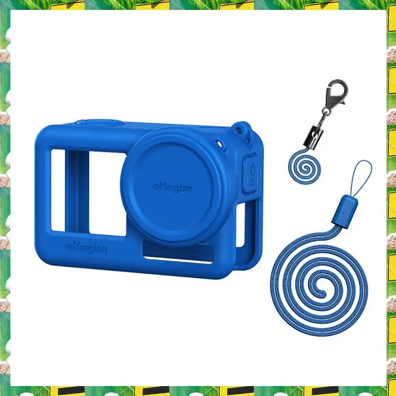 3C Electron Amagisn Silicone Protective Case With Lens Cover Scratch-Resistant Protection Cover Camera Accessory For DJI Osmo Ac