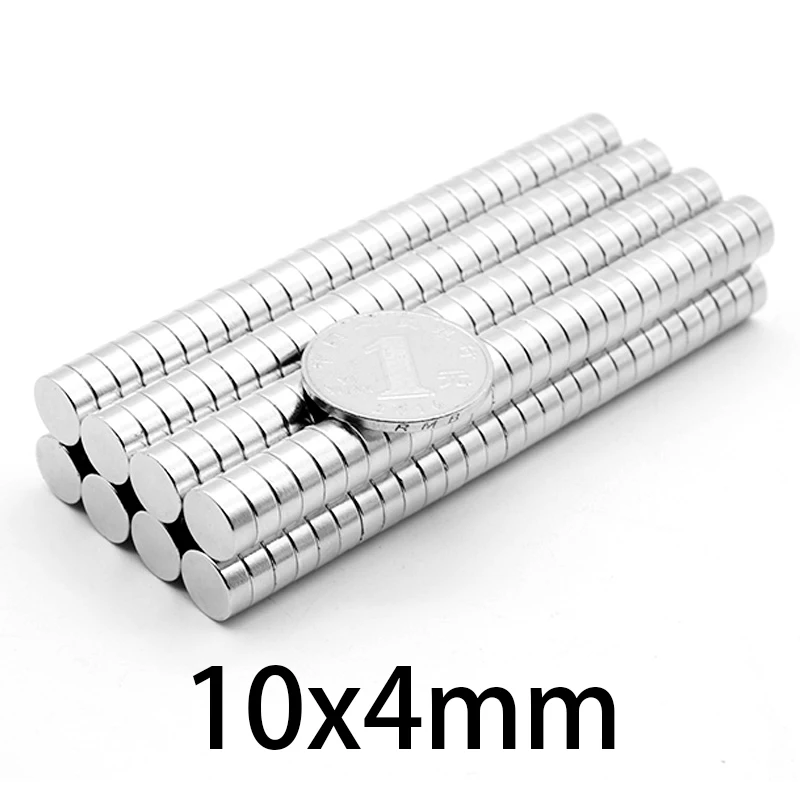 10x4 mm Super Strong Neodymium Magnet N35 NdfeB Permanent Magnetic imanes Round Powerful Magnets Refrigerat 10x5 9*2 9*5 8*2 8*3