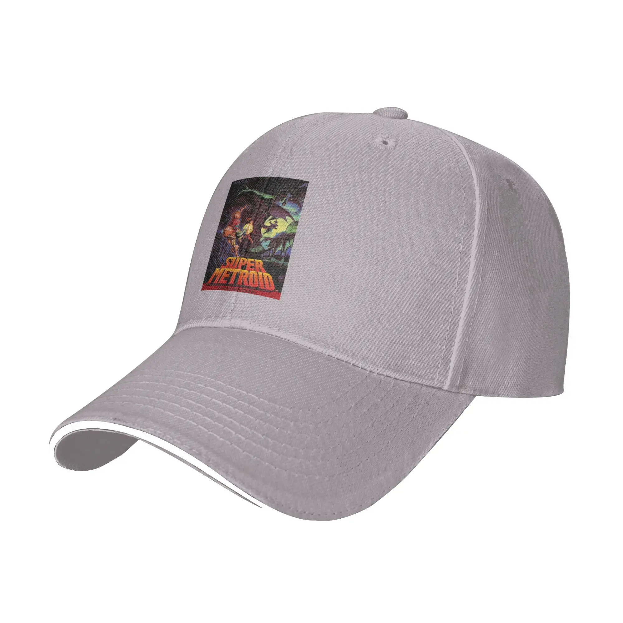 Super Metroid Large Game Cap Fashion Casual Baseball Caps Adjustable Hat Hip Hop Summer Unisex Baseball Hats Customizable