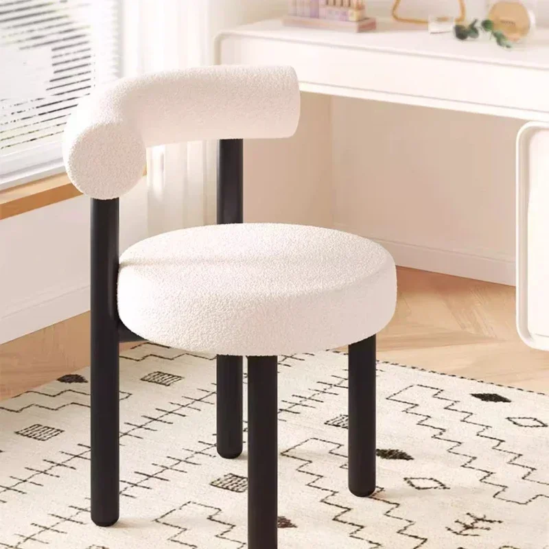 Minimalist Lliving Room Dressing Chair Make Up Nordic Design Office Dining Chair Kitchen Cafe Bedroom Furniture image 3