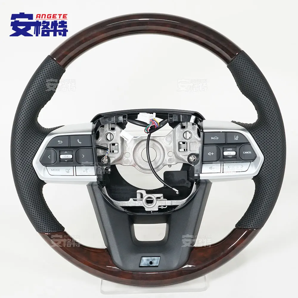 

Cross-border hot-selling suitable for 22-23 Toyota Senna, Highlander, mahogany car steering wheel modification assembly