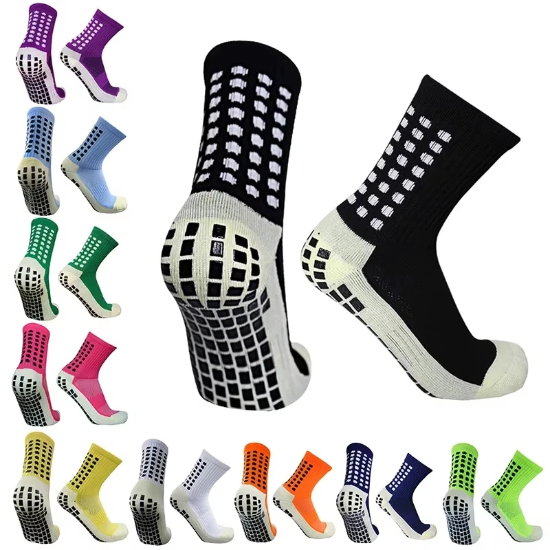 

Anti-slip Football Socks Non-slip Soccer Basketball Tennis Outdoor Sport Socks Grip Cycling Riding Men Socks