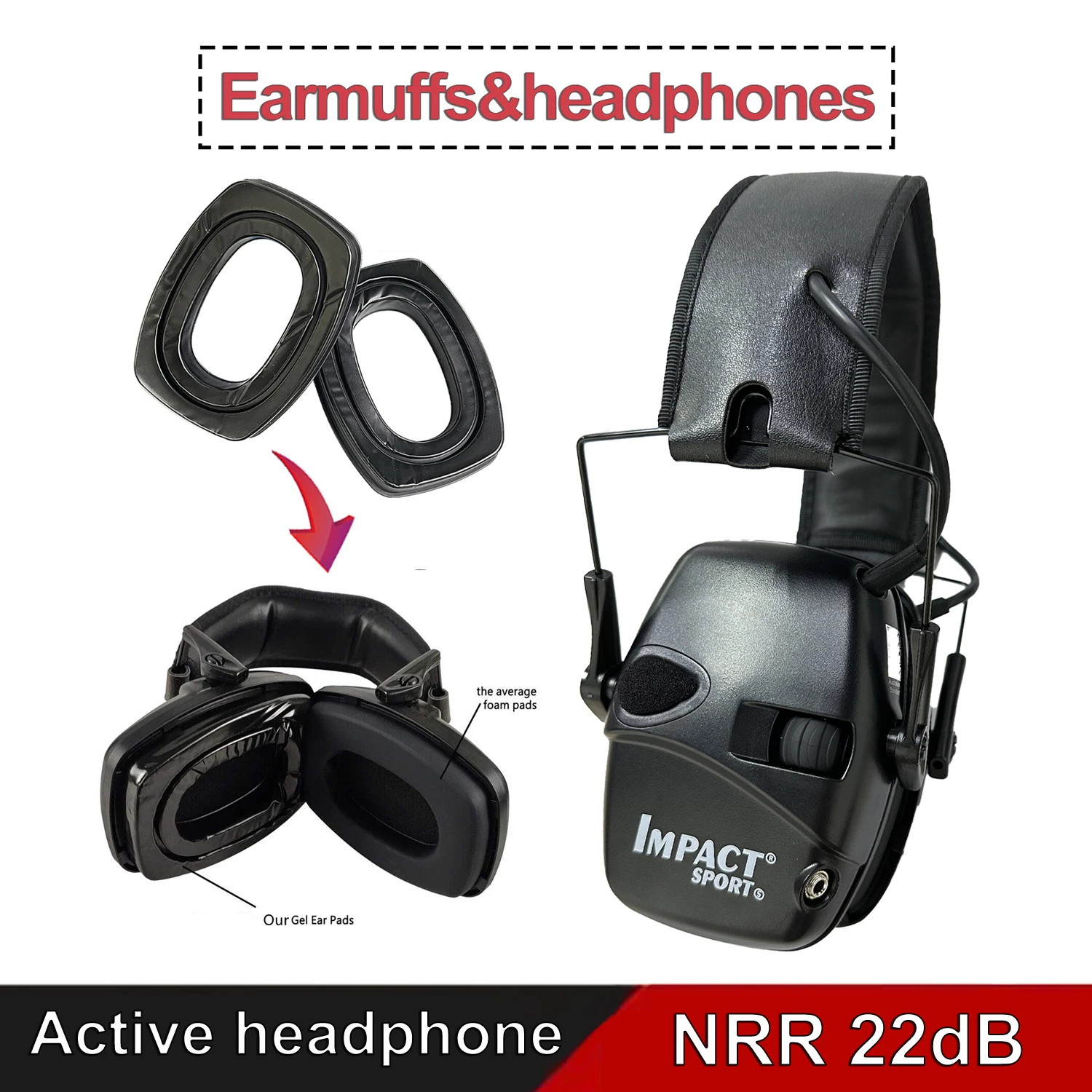 

Тактические охотничьи электронные наушники для стрельбы и амбушюры, противошумная гарнитура, усиление звука, защита слуха от ударов, новинка