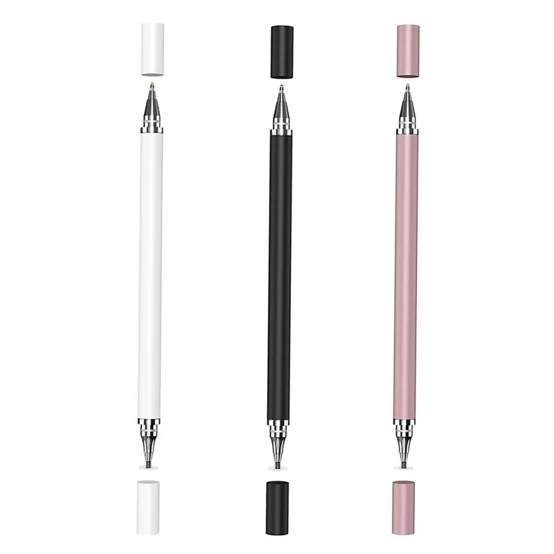 Double headed capacitive pen, touch pen, mobile phone pen, rubber head touch tablet, Android Amazon handwriting pen