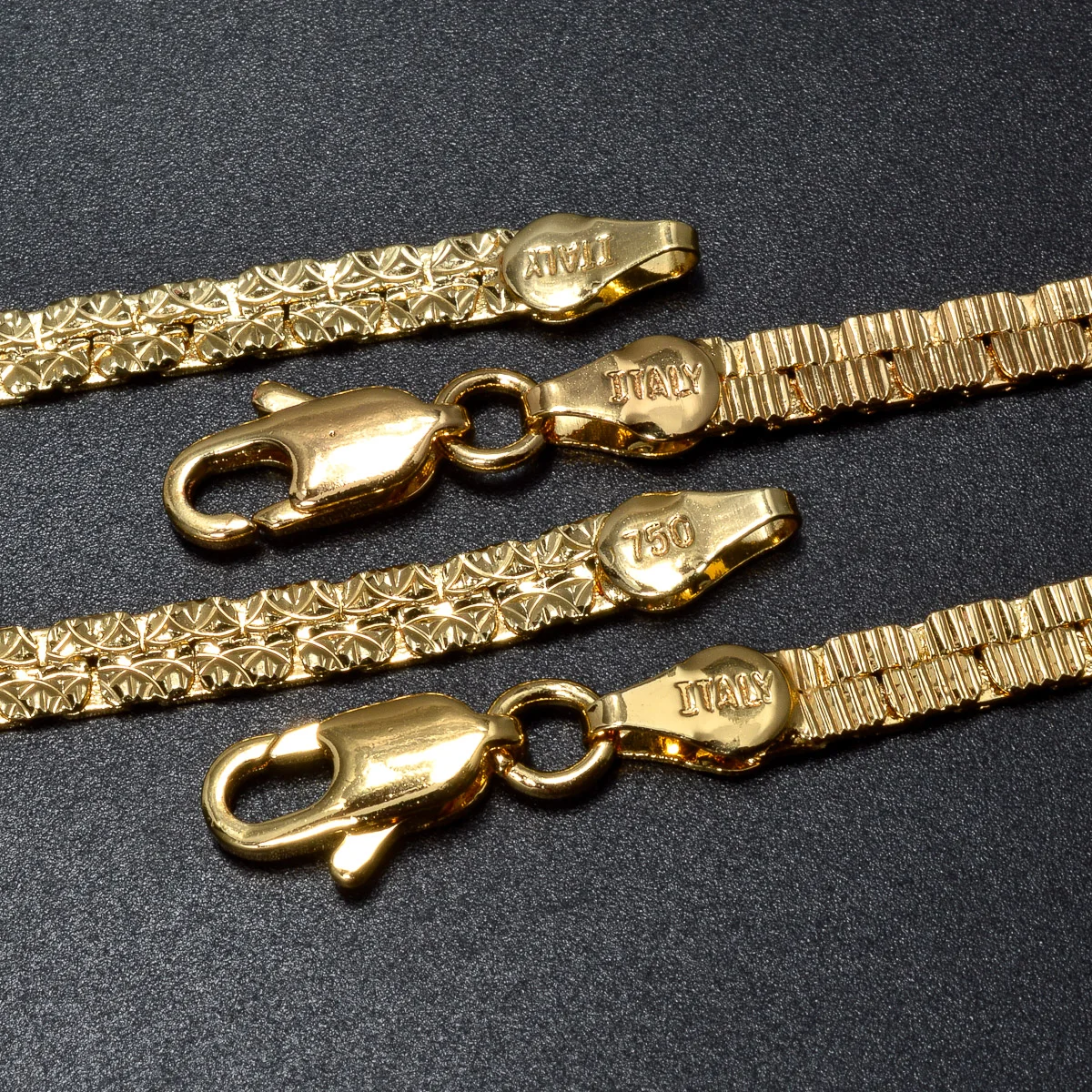 Hip Hop Jewelry 18k Gold Color Cuban Link Chain Necklace For Men Collar High Quality Metal Texture Women Fashion Charm Jewelry