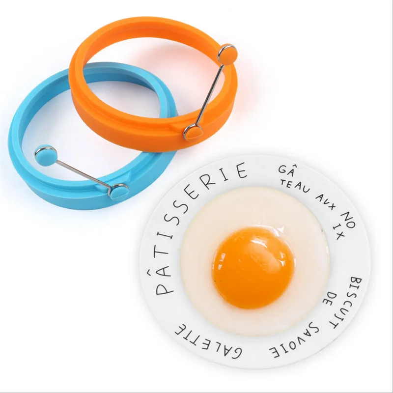 

Silicone DIY Fried Egg Round Flower Shape Pancake Ring Omelette Mould Kitchen Cooking Breakfast Tool