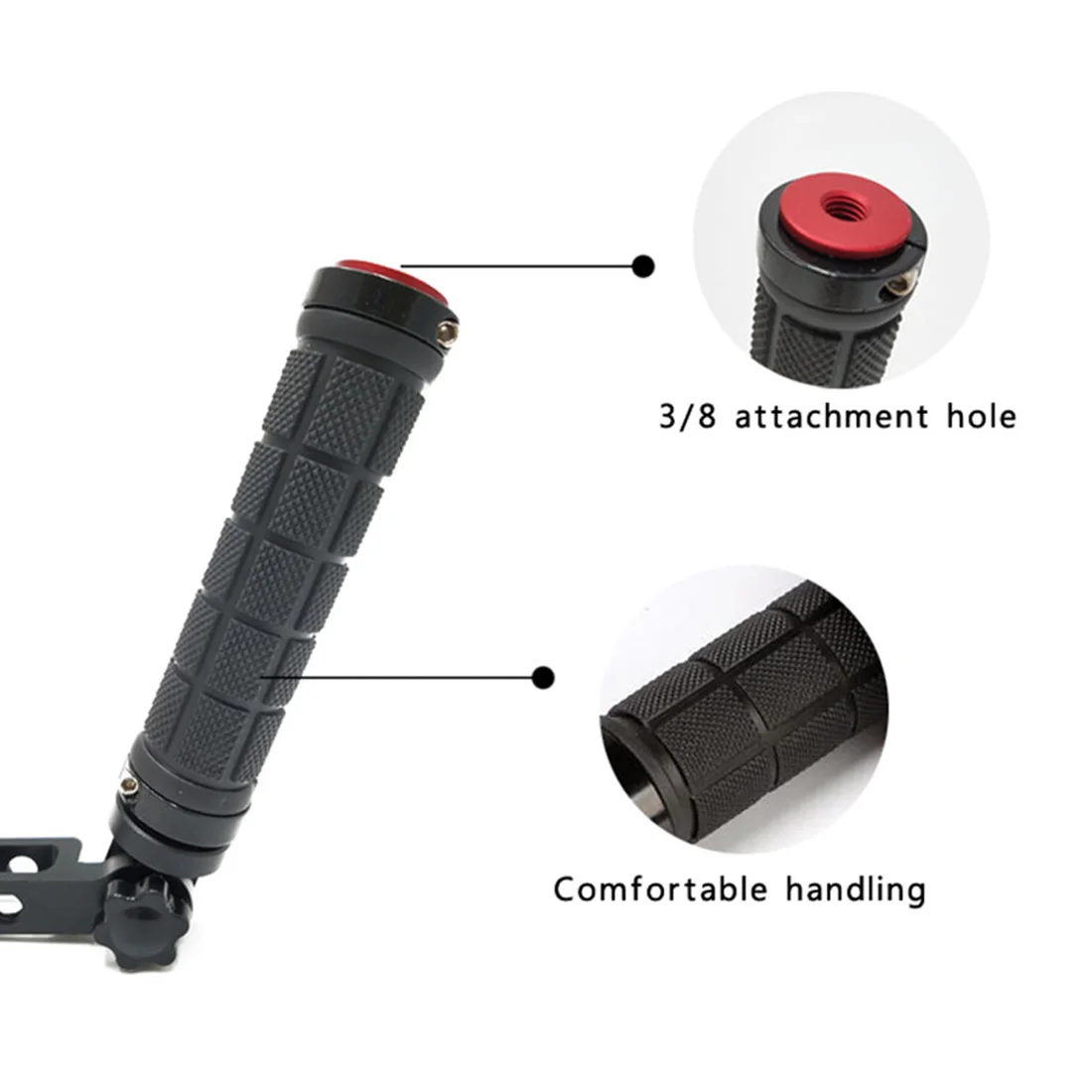 Vielseitiger Griffhalter, Halsring-Klemme, Halterung, Handstabilisator, Verlängerungsarm für Ronin S SC MOZA WeebillS Crane Gimbal – Detail 31
