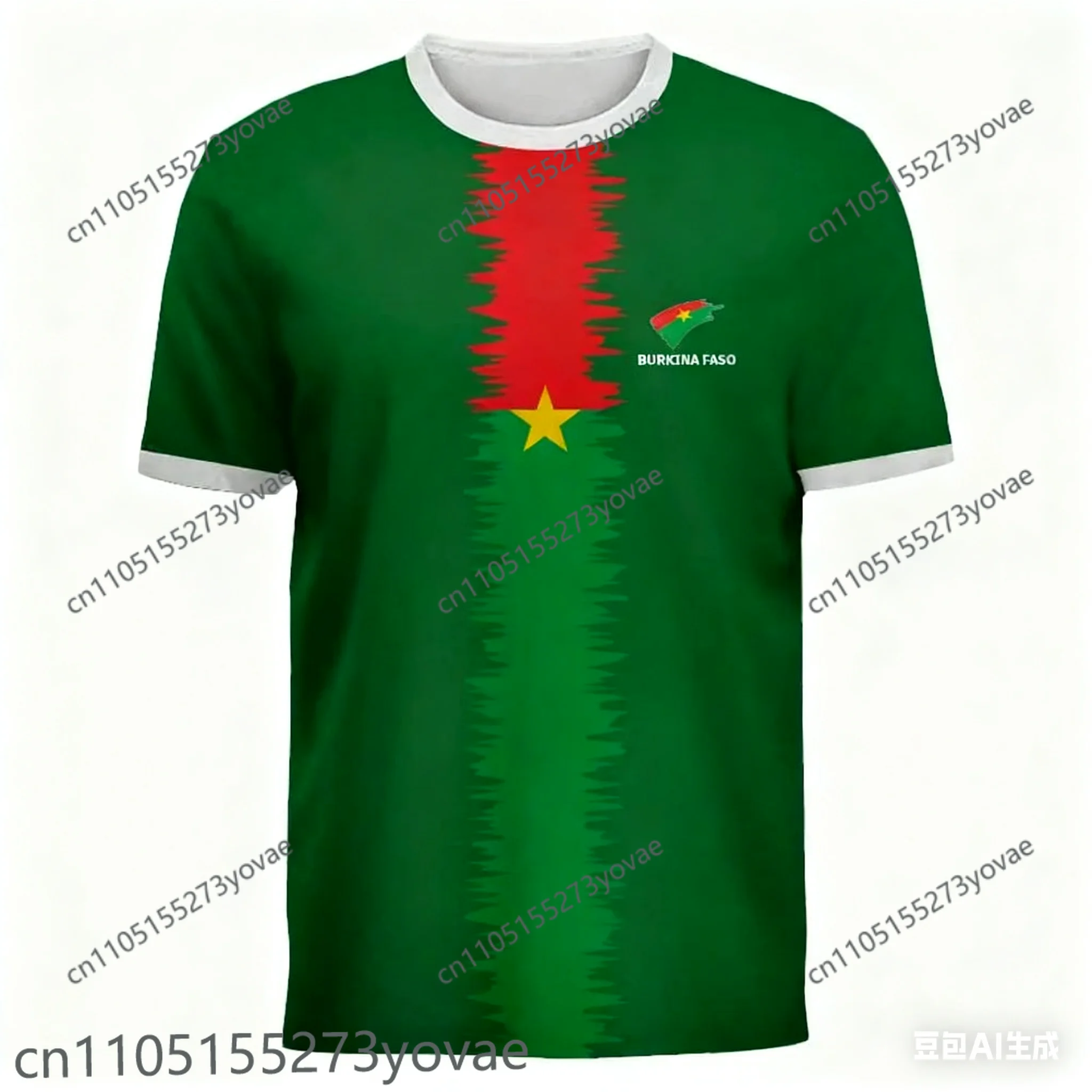 ثلاثية الأبعاد بوركينا فاسو فريق جيرسي الوطني FansT قمصان ثلاثية الأبعاد طباعة رجالي السراويل تشغيل الشارع الشهير بدلة تدريب غير رسمية الملبس #2