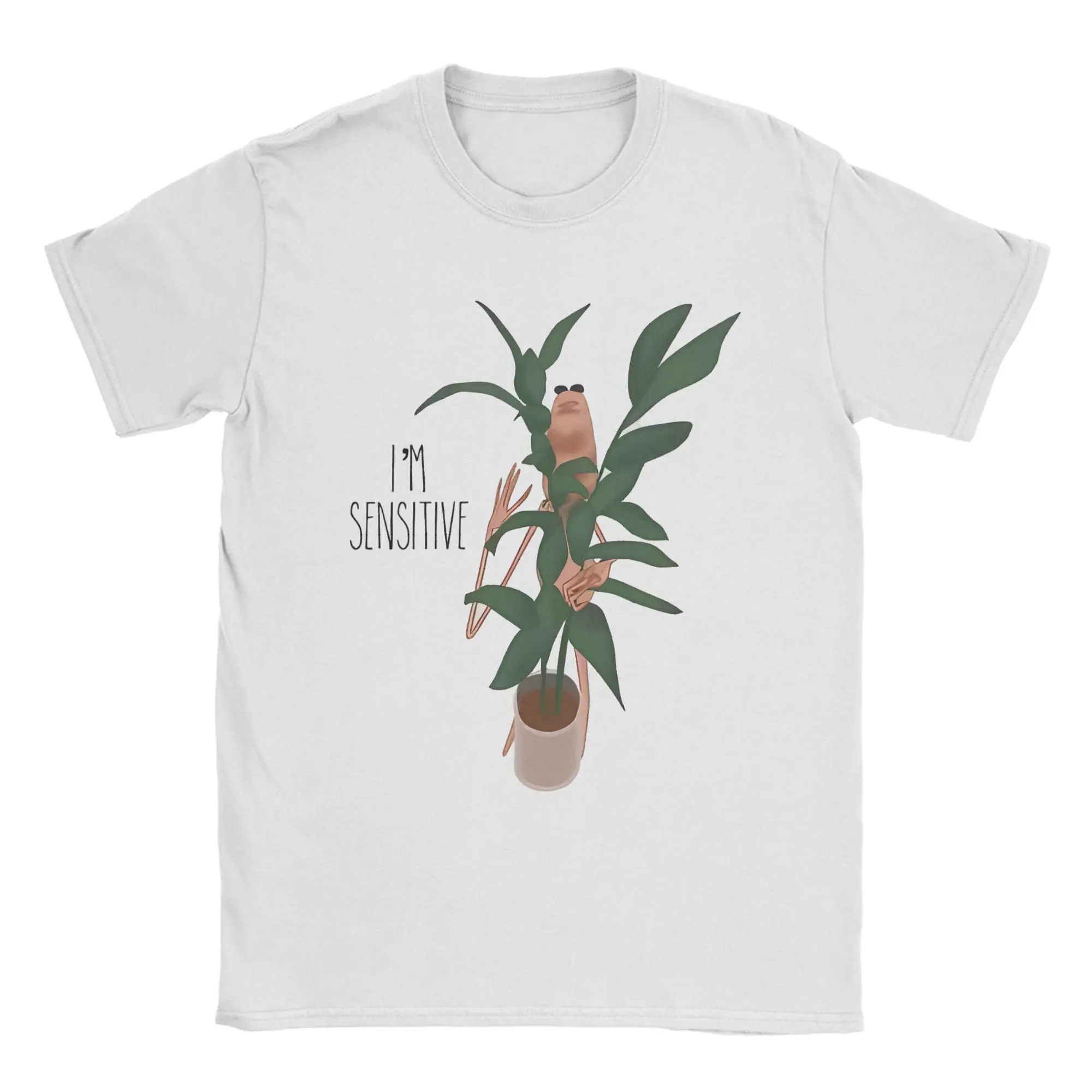 Marcus The Worm  I’m Sensitive T-Shirt Summer  Y2K Retro T Shirts 100% Cotton Fashion Tshirt For Male Short-Sleeved Casual Tees