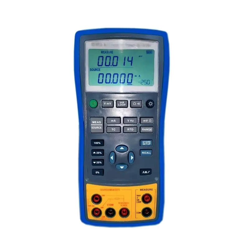 

0.05% Handheld Process Calibrator 0-60 V 0-24 mA TC RTD