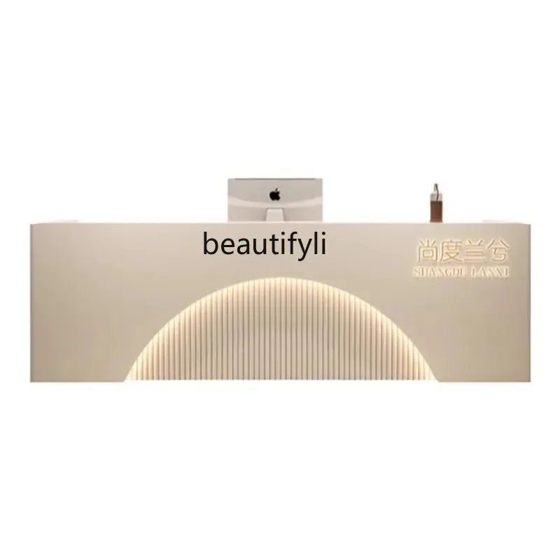 

Beauty salon painting reception desk bar hairdresser checkout page clothing store dental clinic dental beautyA