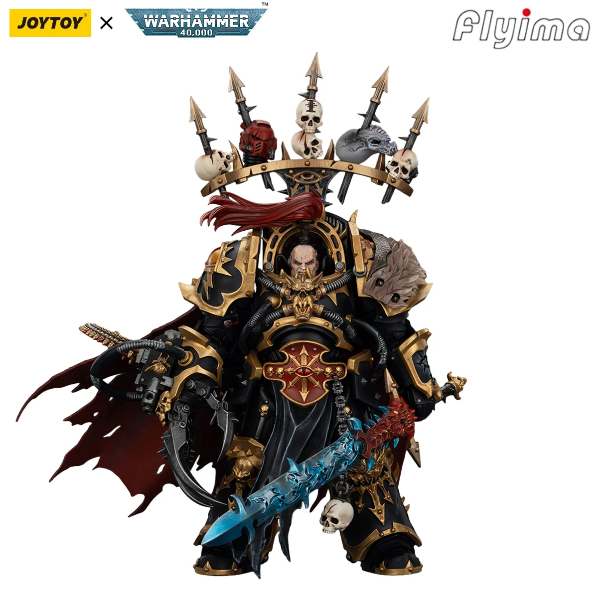 [Pré-encomenda] JOYTOY Warhammer 40K 1/18 Action Figure Abaddon the Despoiler & Death Guard 3PCS & Heavy Relic Primus Armor 3PCS Modelo