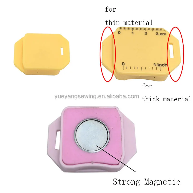 Resin Magnetic Sewing Guide Lightweight Rustproof Guide Magnets for Single Needle Sewing Machine Spare Parts Accessories